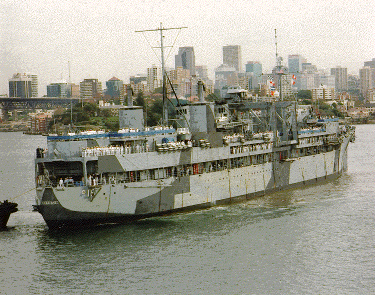 USS Proteus - last voyage - Australia