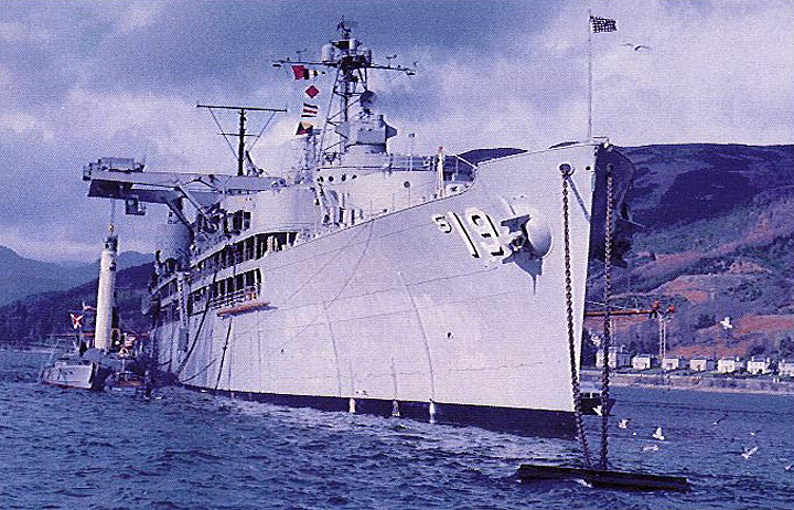 USS Proteus AS-19 First overseas SSBN refit