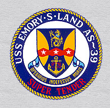 USS Emory S. Land Patch