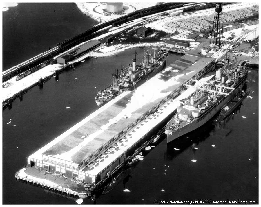 USS Proteus USS George Washington USS Scorpion SS Alcor State Pier New London 1961